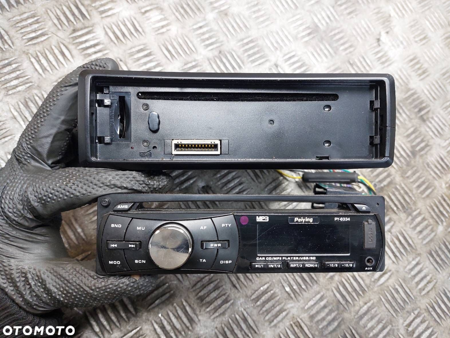 RADIO ODTWARZACZ PEIYING PY-6334 CD USB AUX - 4