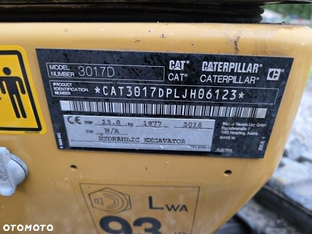 Caterpillar CAT 301. 7D - 21