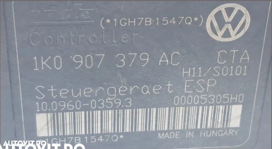ompa ABS ESP Volkswagen Golf 5 1.9tdi Jetta Touran 1.9tdi Passat B6 Caddy Seat Altea Skoda Octavia 2 Audi A3 motor BHE BKD - 4