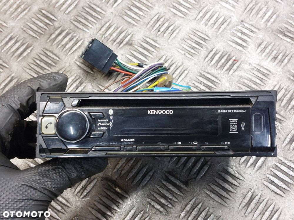RADIO ODTWARZACZ SAMOCHODOWY 1 DIN KENWOOD KDC-BT500U BT AUX CD USB - 5