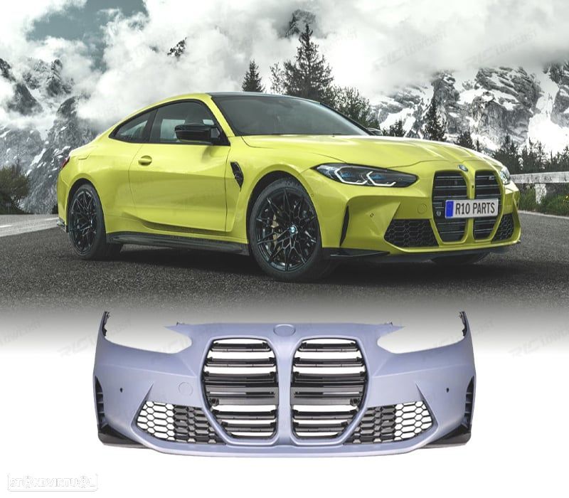 PÁRA-CHOQUES FRONTAL BMW G22 COUPE 20- LOOK M4 PDC ACC PARKING ASSISTANT - 1