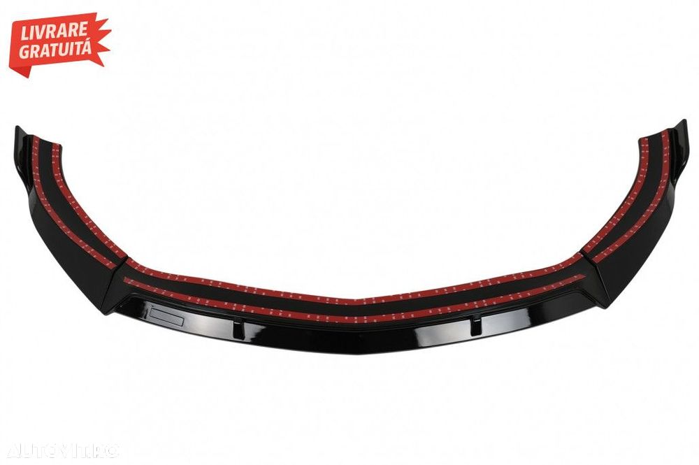 Prelungire Bara Fata Mercedes CLA45 C117 X117 (2013-2016) Negru Lucios - 4