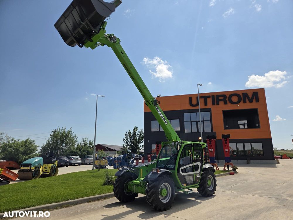 Merlo TELESCOPIC la 7m, TF33.7, 2026, NOU, Aer conditionat, cupa +furci, produs in Italia, posibilitate leasing 5 ani, garantie 1 AN, cupla rapida, transmisie 4x4x4 - 7