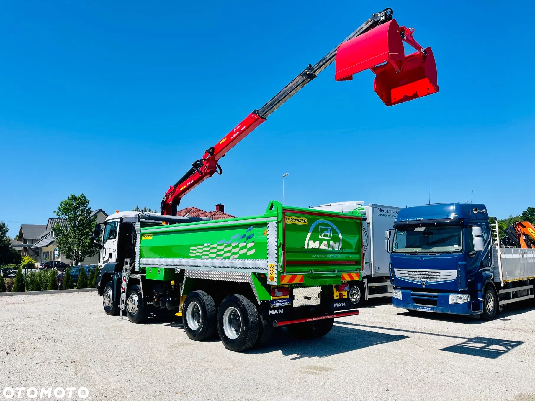 MAN MAN TGS TGX 35.400 // 8x4 // E5 // wywrotka kiper + HDS z czerpakiem / - 7