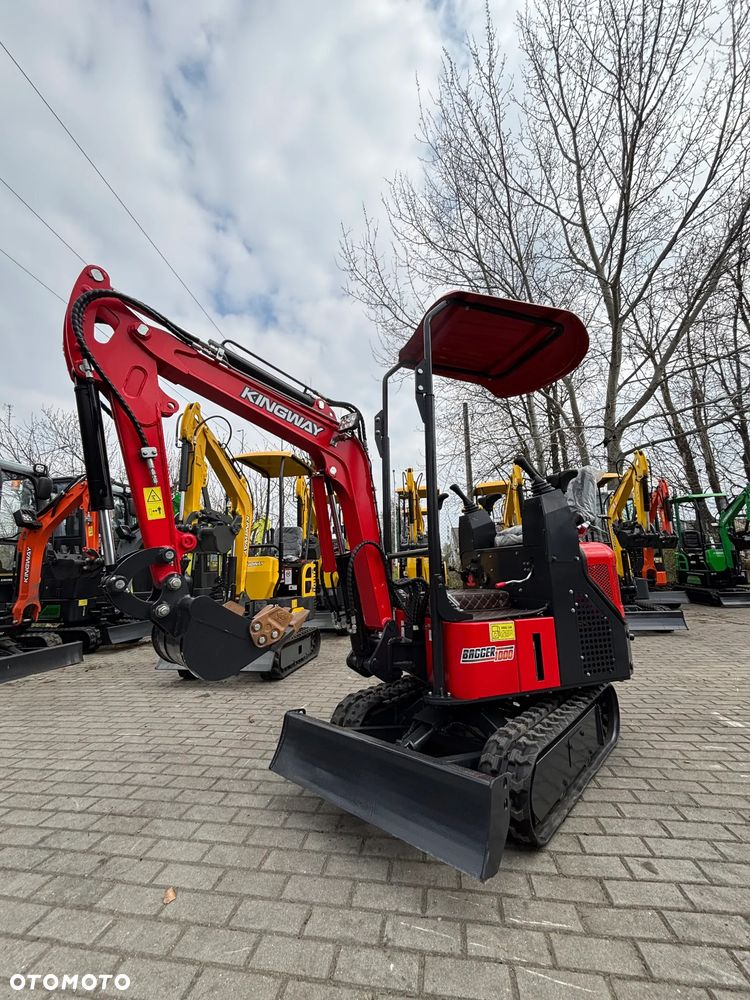 Kingway BAGGER 1000 Joistick Ramię Skrętne 1200kg 3 łyżki - 4