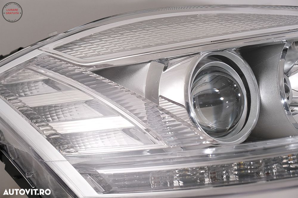 Faruri LED Mercedes Clasa S W221 (2005-2009) Facelift Look Semnalizare Dinamica Se- livrare gratuita - 16