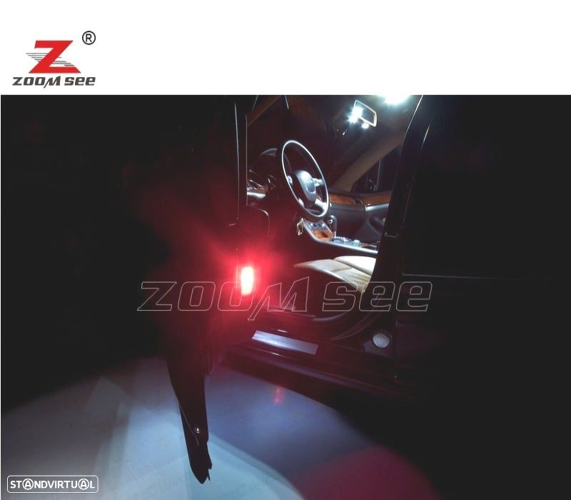 KIT COMPLETO DE 23 LÂMPADAS LED INTERIOR PARA AUDI A8 S8 D3 QUATTRO 2003 -2009 - 5