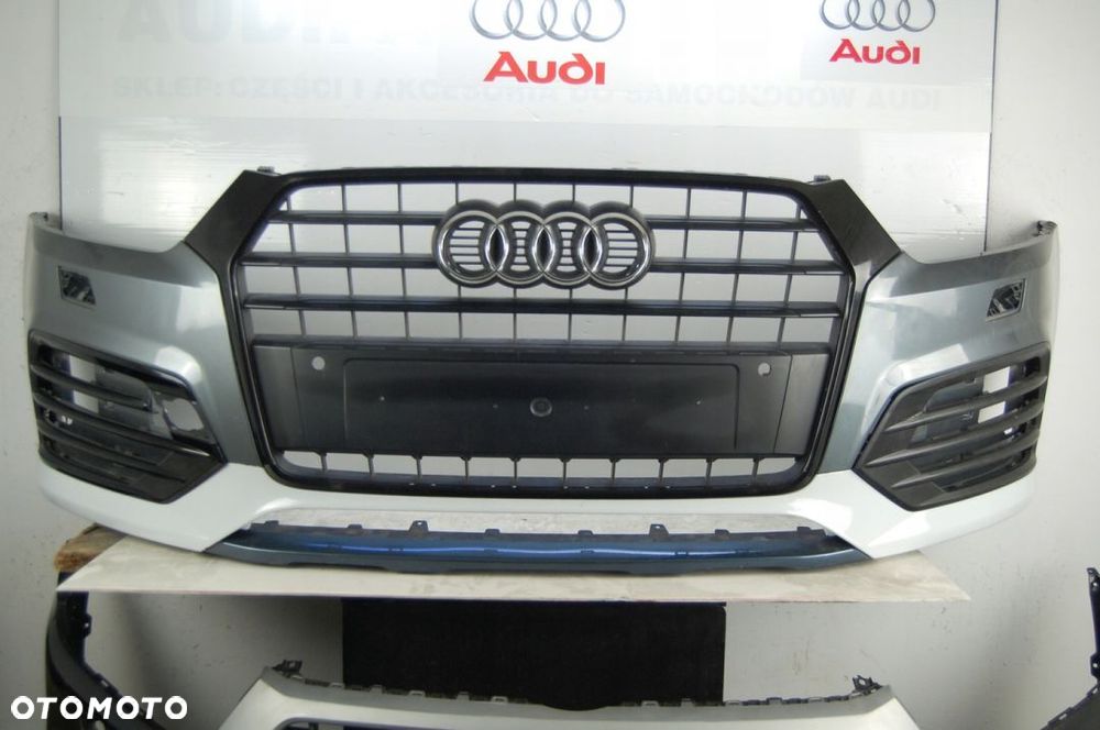 ZDERZAK AUDI Q3 8U 8U0 LIFT S-LINE 2015-2018 BLACK - 1