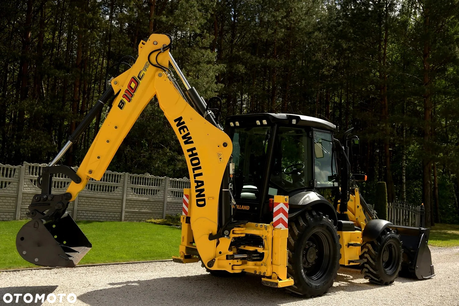New Holland KOPARKO-ŁADOWARKA * NEW HOLLAND B110C TC * ZNAKOMITY STAN! - 5