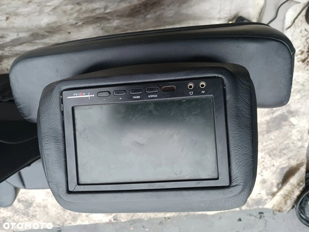 Fotele skórzane fotel komplet kanapa boczki BMW E39 SKÓRA zagłówki DVD z ekranem podłokietnik KOMPLET ŁADNE europa - 17
