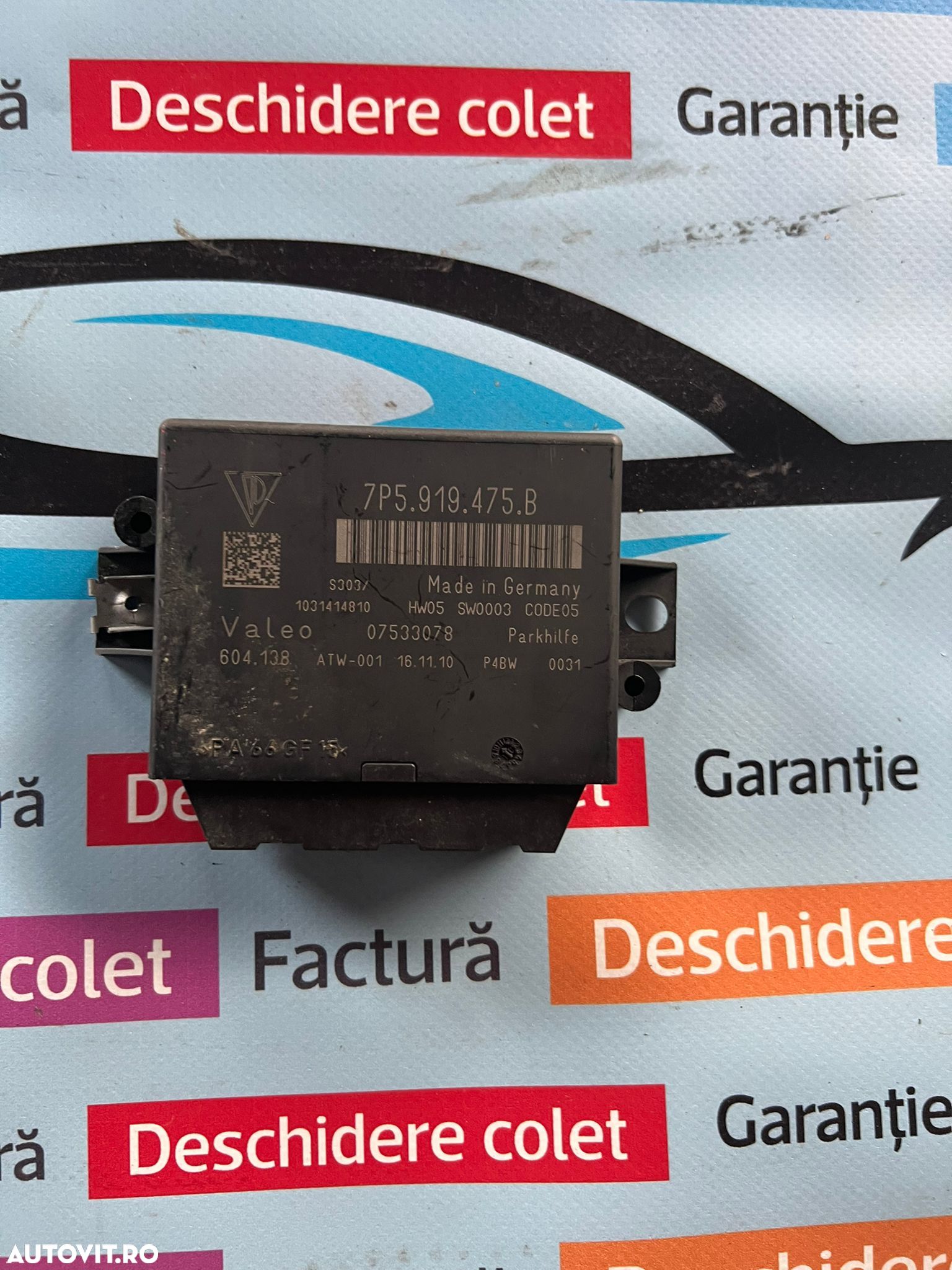 Calculator parcare Porsche Cayenne 7P5919475B 2010 2018 - 1