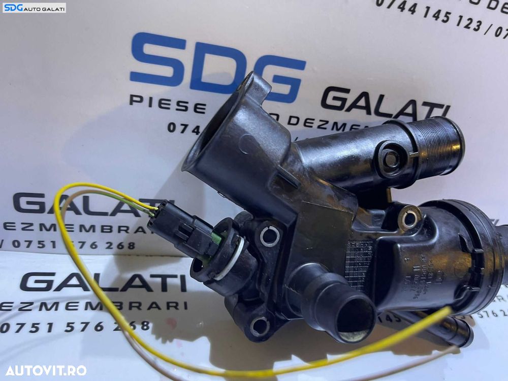 Corp Carcasa Termostat cu Senzor Temperatura Apa Ford Galaxy 2 2.0 TDCI 2006 - 2015 Cod 9682141580 [S0350] - 2