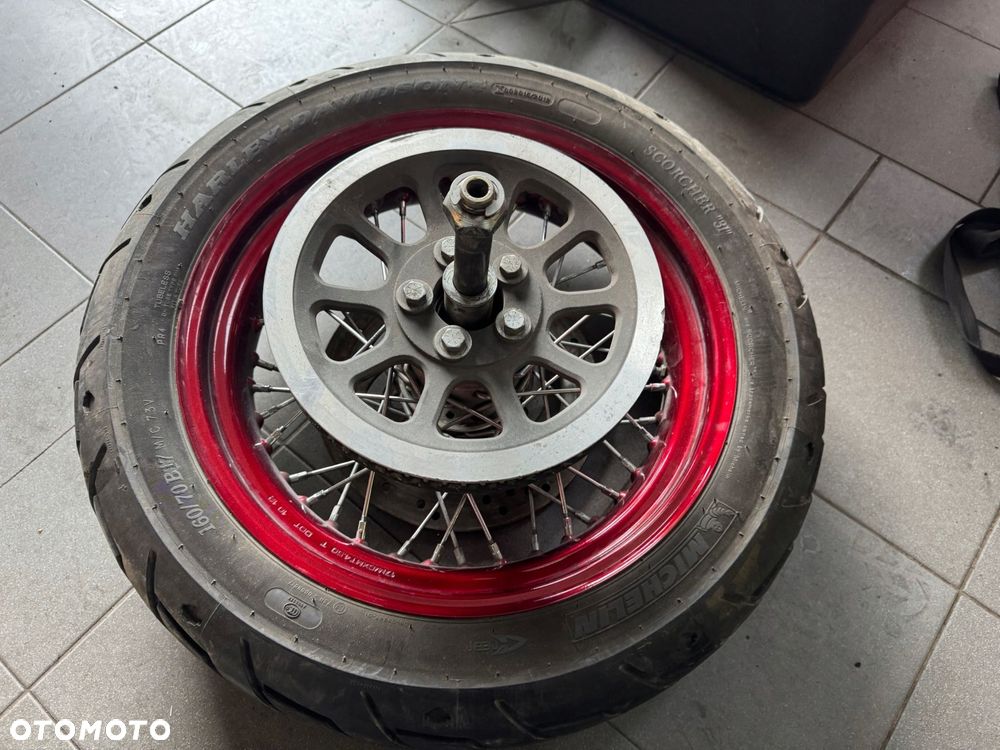 koło felga pulley pasowe komplet harley davidson 17 x 4,5 dyna street bob - 6