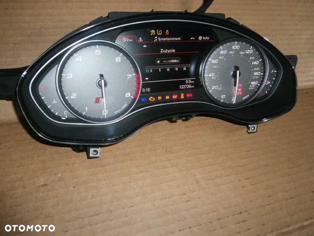 LICZNIK AUDI A6 C7 S6 4G0920981M ACC DISTRONIC NIGHT VISION MONTAŻ OCHRONA KOMPONENTU BENZYNA - 6