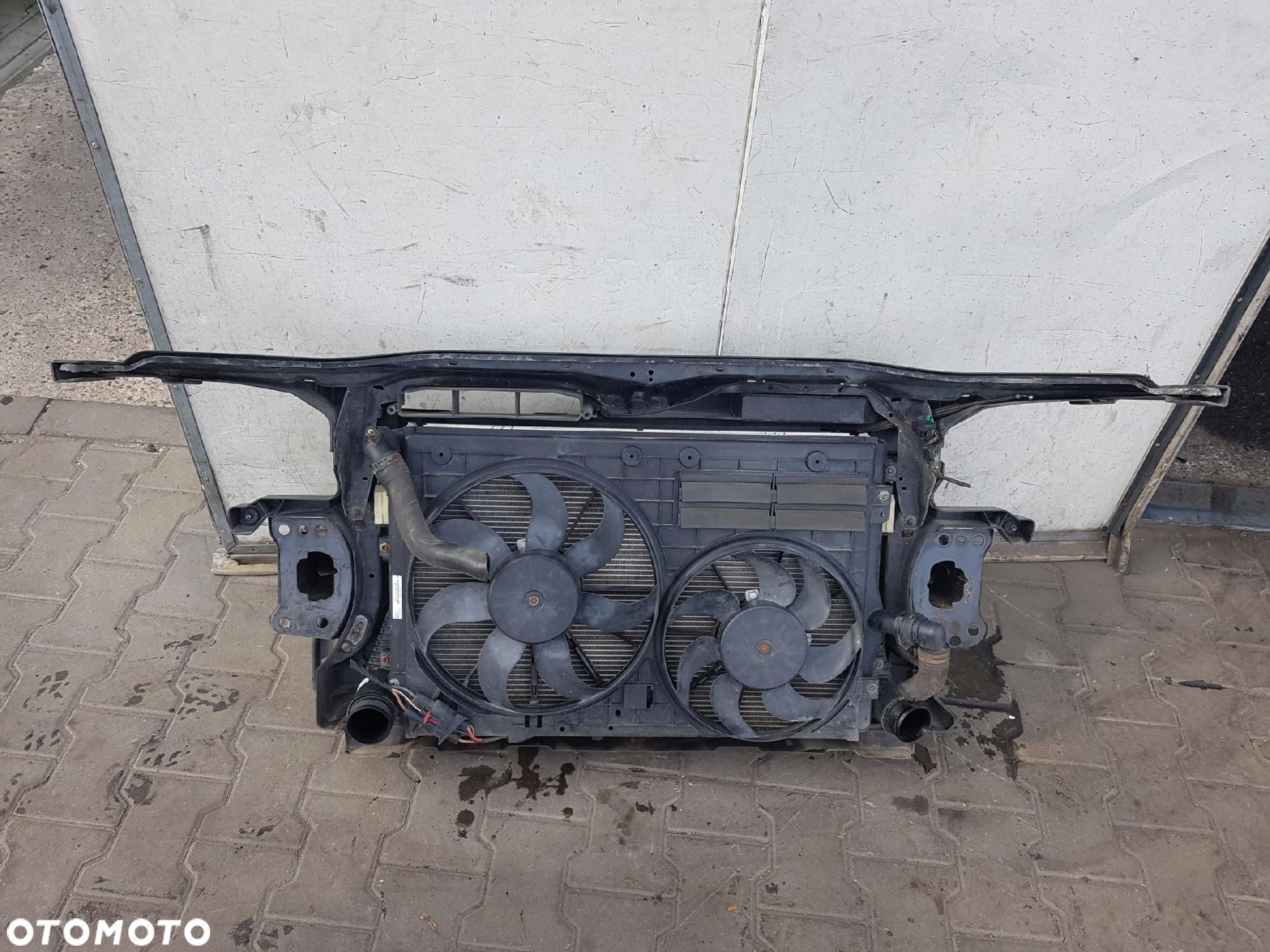 VW PASSAT B7 10-14r 2.0 TDI PAS PRZEDNI CHŁODNICE WENTYLATORY - 3