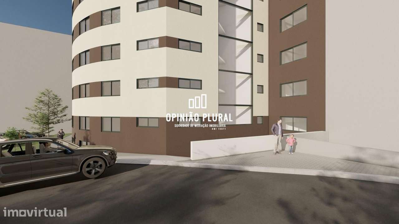 Elegante Apartamento T2 Moderno Novo à Venda em Vilar do Paraíso - Grande imagem: 4/16