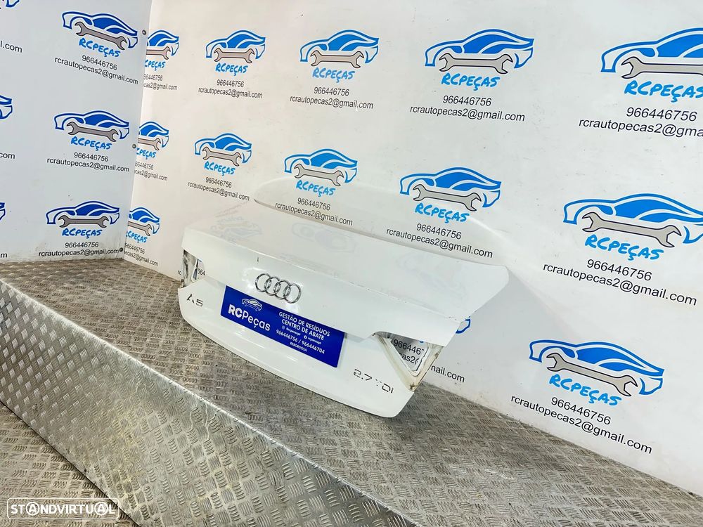 .Porta Tampa Mala Audi A5 8T 8T3 Coupe Farolins Fecho Puxador - 4