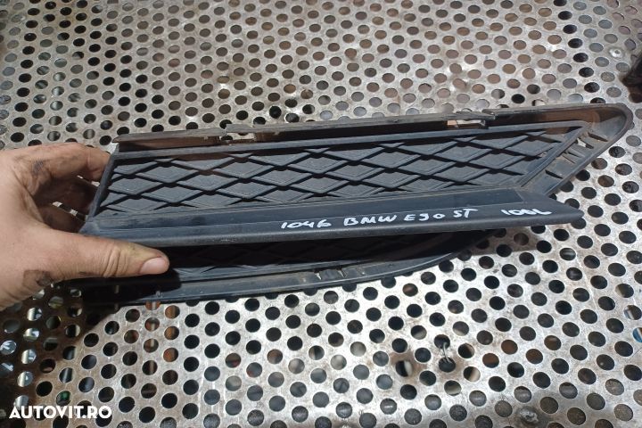 Grila bara fata stanga 7138417 BMW Seria 3 E90 [2004 - 2010] Sedan 31 - 1
