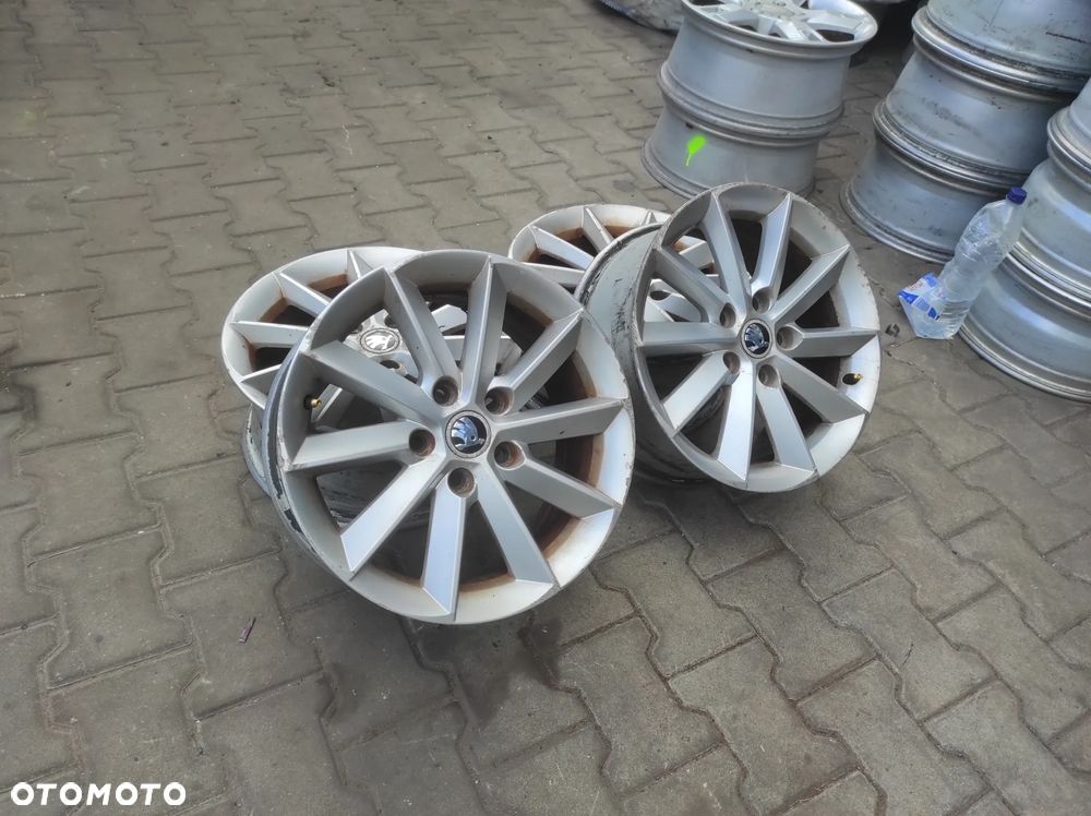 FELGI ALUMNIOWE ALUFELGI FELGI KOŁA 5X112 7J R16 ET45 3T0601025R AUDI A3 8P A4 B6 B7 VW CADDY TOURAN PASSAT B5 B6 B7 EOS SIROCCO GOLF 5 6 KOMBI JETTA PLUS SEAT LEON 2 ALTEA TOLEDO 3 ALTEA XL SKODA OCTAVIA 2 SUPERB 1 2 KOMPLET WYSYŁKA !!!! - 1