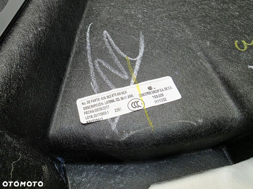 TAPICERKA BOCZEK BAGAŻNIKA LEWY TYŁ AUDI Q5 FY 80A863879AM HCK - 7