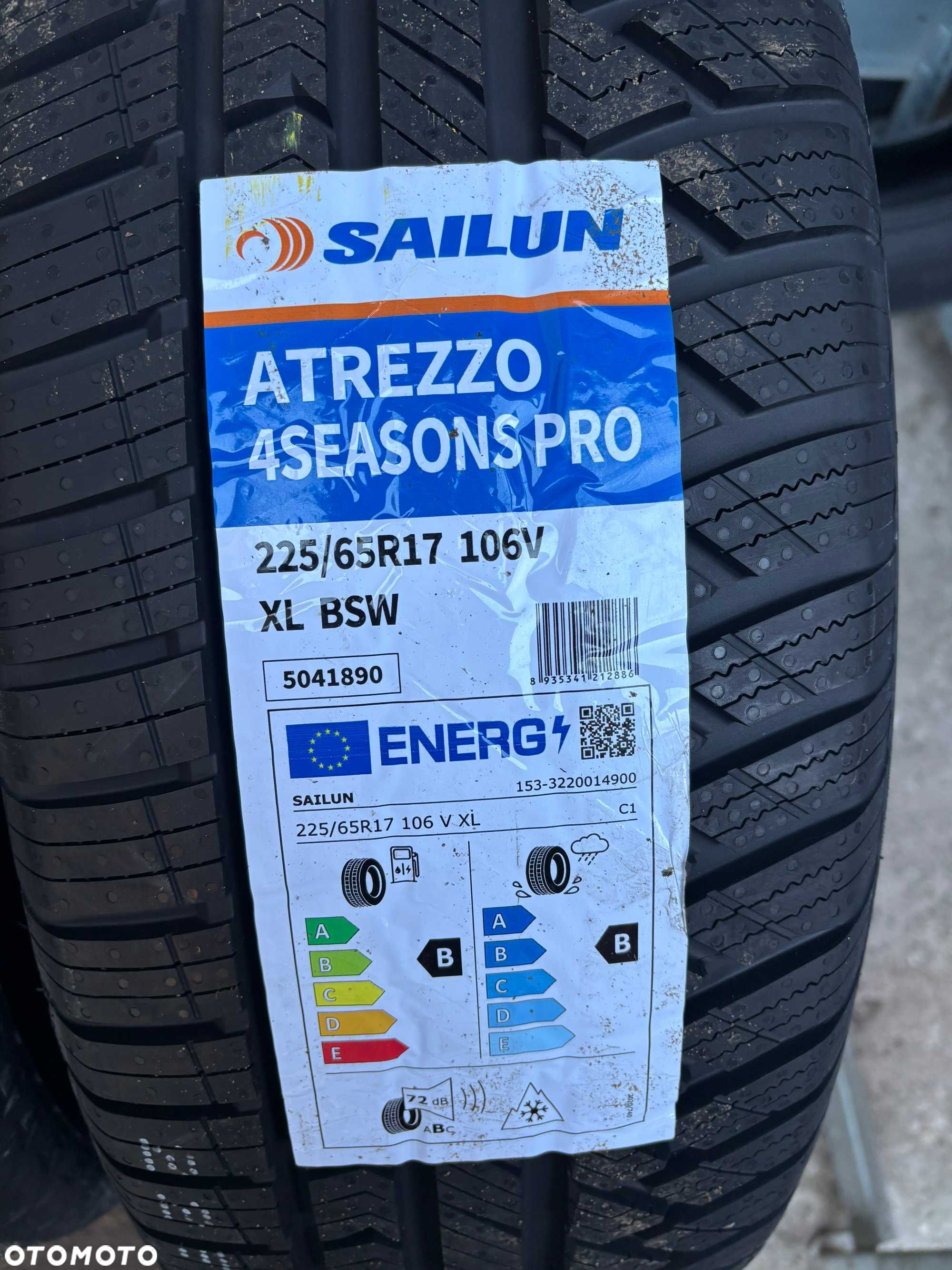 Okazja opony całoroczne 225/65R17 SAILUN ATREZZO 4SEASONS PRO 2024r. - 2