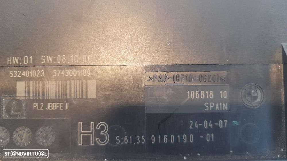 CENTRALINA ECU MODULO ELETRÓNICO CONFORT ORIGINAL 698330501 10681810 532304D09 BMW SERIE 3 E93 E92 E91 E87 E81 - 4