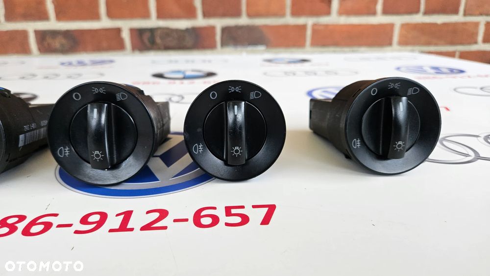 VW Polo 9N IV 4 okular Włącznik Świateł Panel Przełącznik 6Q0941531B - 3