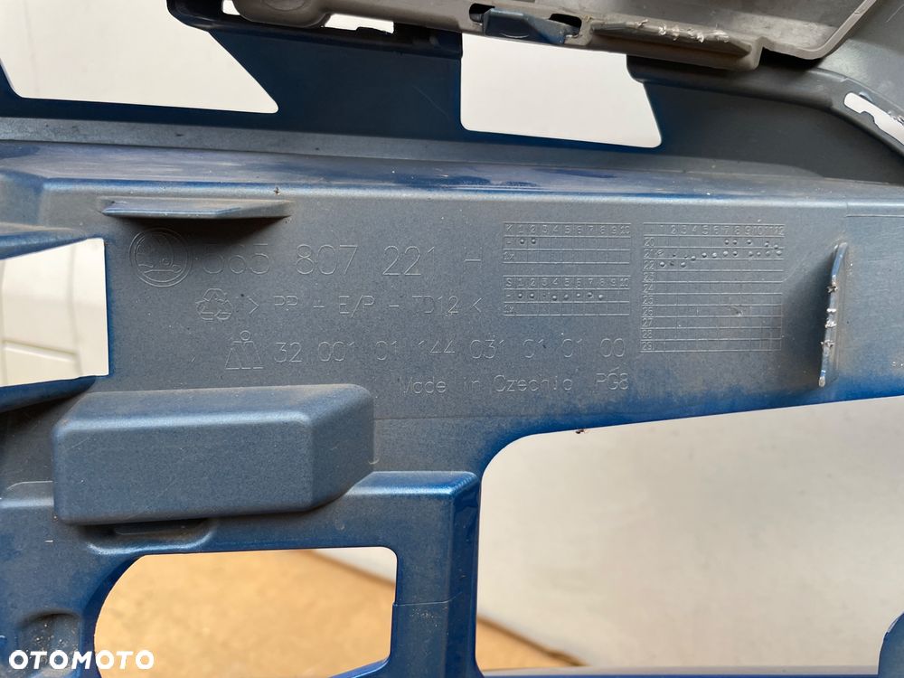 SKODA KODIAQ LIFT 21- ZDERZAK PRZEDNI NIEBIESKI ORYGINALNY PDC SPRYSKI 565807221H 565807061C - 10