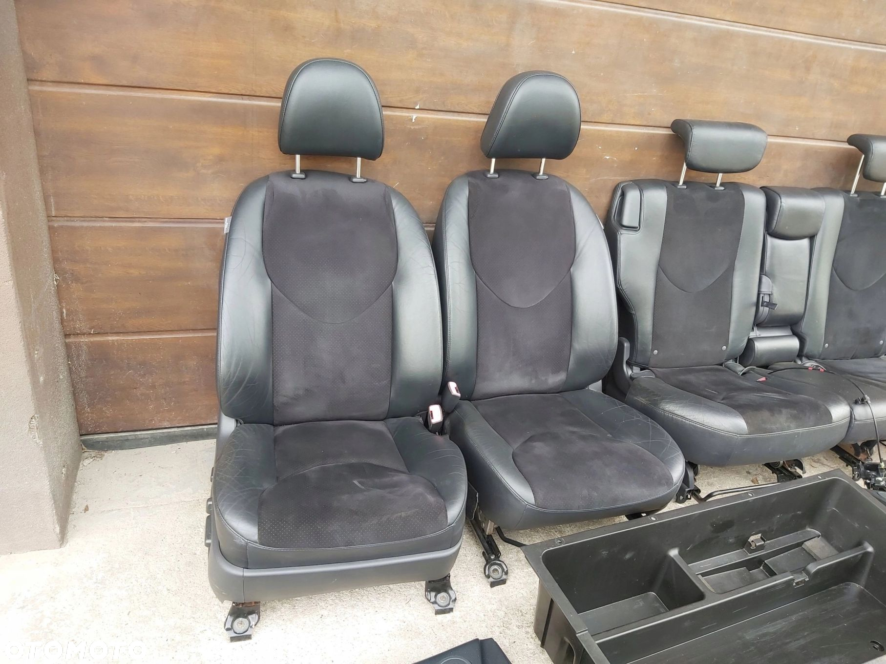 Toyota Rav4 III FOTEL Przód tył Skóra ALCANTARA przekładka VAN kanapa pasy - 2