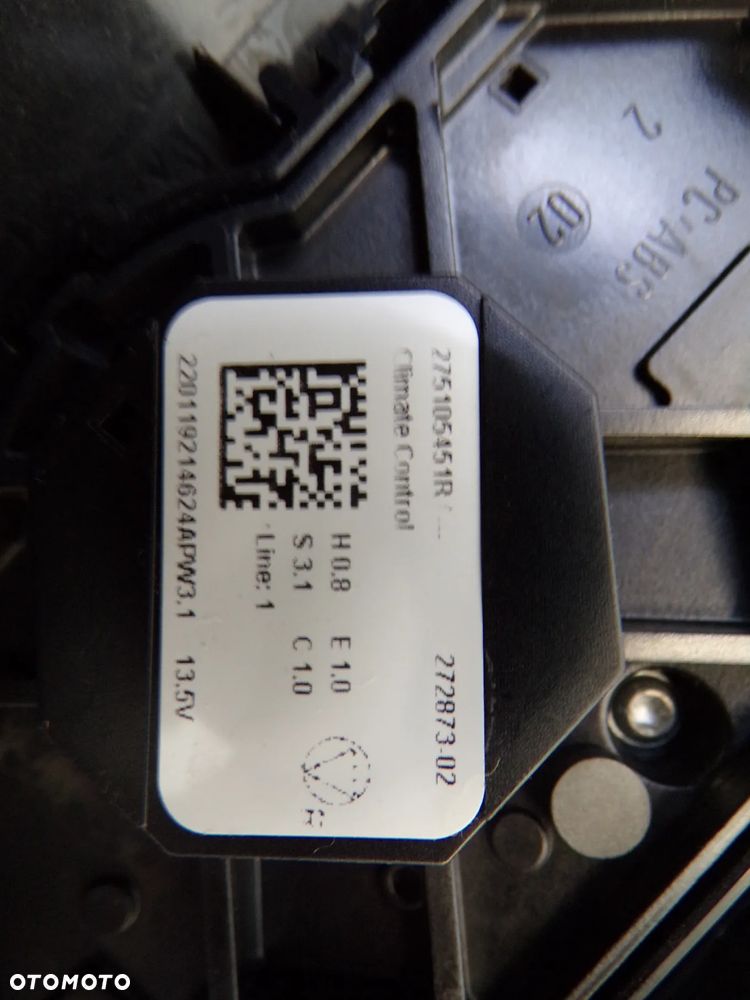 PANEL KLIMATYZACJI STEROWANIA DACIA DUSTER II 275105451R - 4