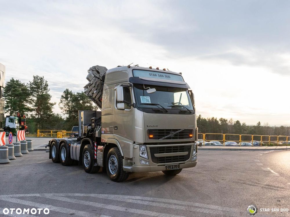 Volvo FH540 8x4 HIAB 477 E-6XS HDS Żuraw Fly Jib Wciągarka - 10