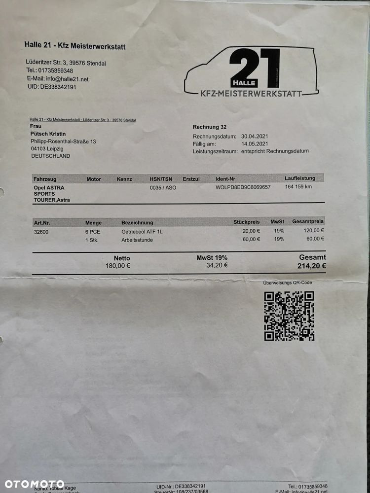 Opel Astra 1.6 Automatik - 8