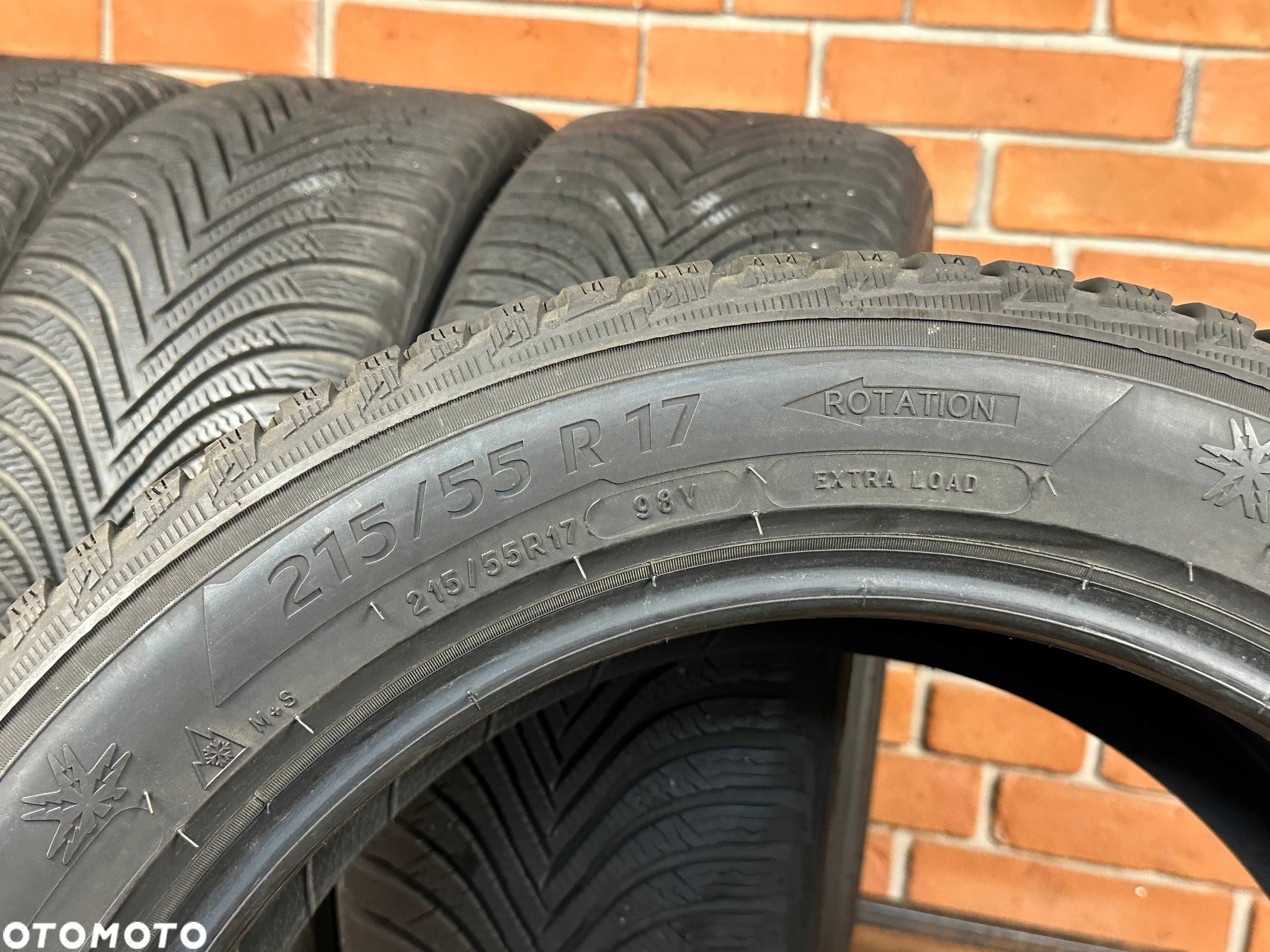 Opony Michelin Alpin 5 215/55R17 98V XL 7.5mm - 7
