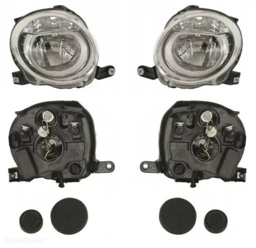 REFLEKTOR MIJANIA FIAT 500 2007-2015 NOWY - 1