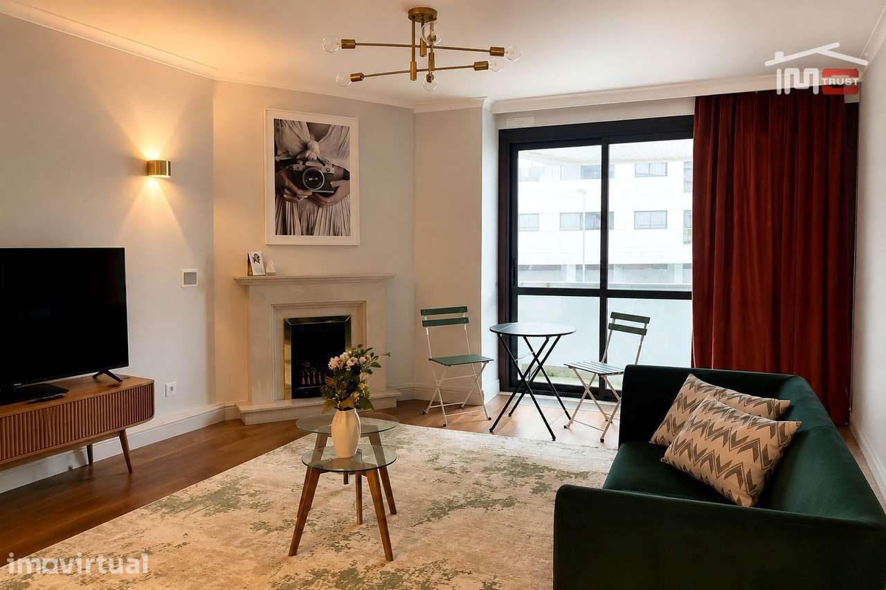 Apartamento T2 Parque das Nações - Varanda e Vista rio coz/equip - Grande imagem: 4/14