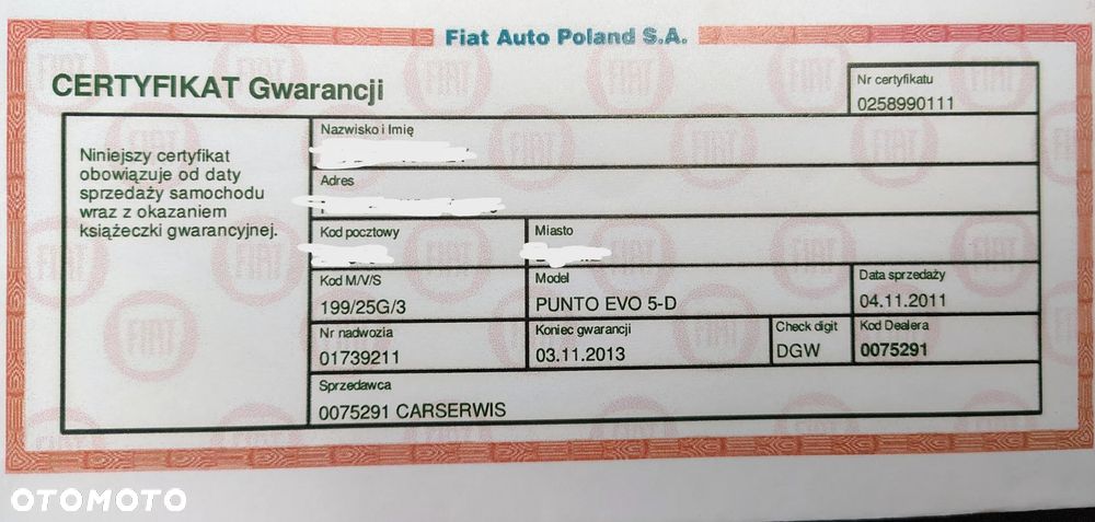 Fiat Punto Evo 1.4 8V Estiva Blue&Me Euro5 - 19