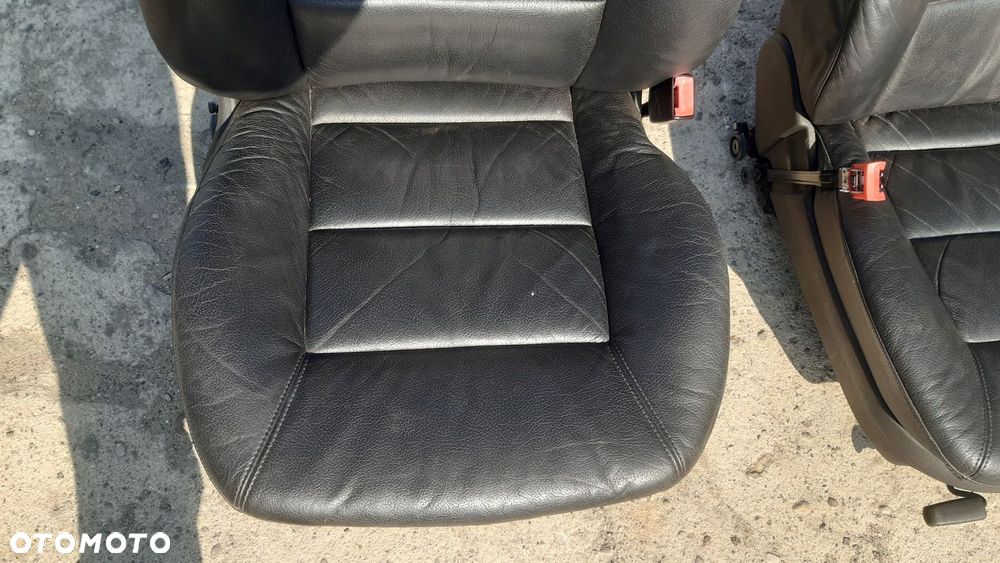 fotele fotel kanapa skóra czarna AUDI A6 C5 AVANT - 3