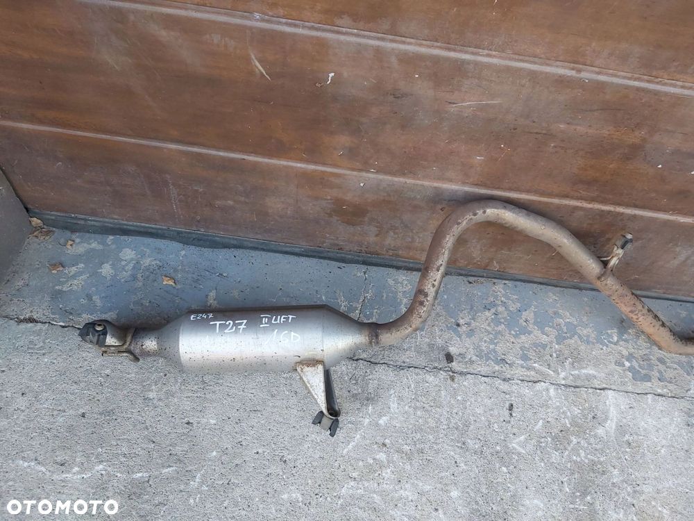 Toyota Avensis T27 Lift T29 1,6 d4d tłumik końcowy rura wydech - 5
