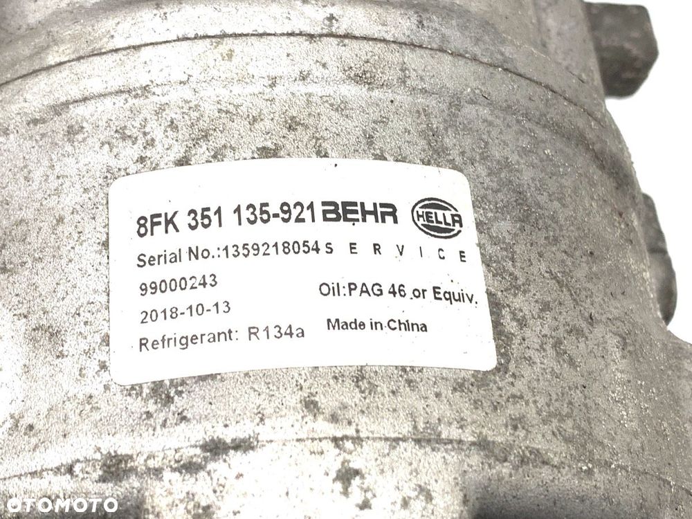 SPRĘŻARKA KLIMATYZACJI  VW PASSAT B7 Variant (365) 2010 - 2015 2.0 TDI 103 kW [140 KM] olej - 4