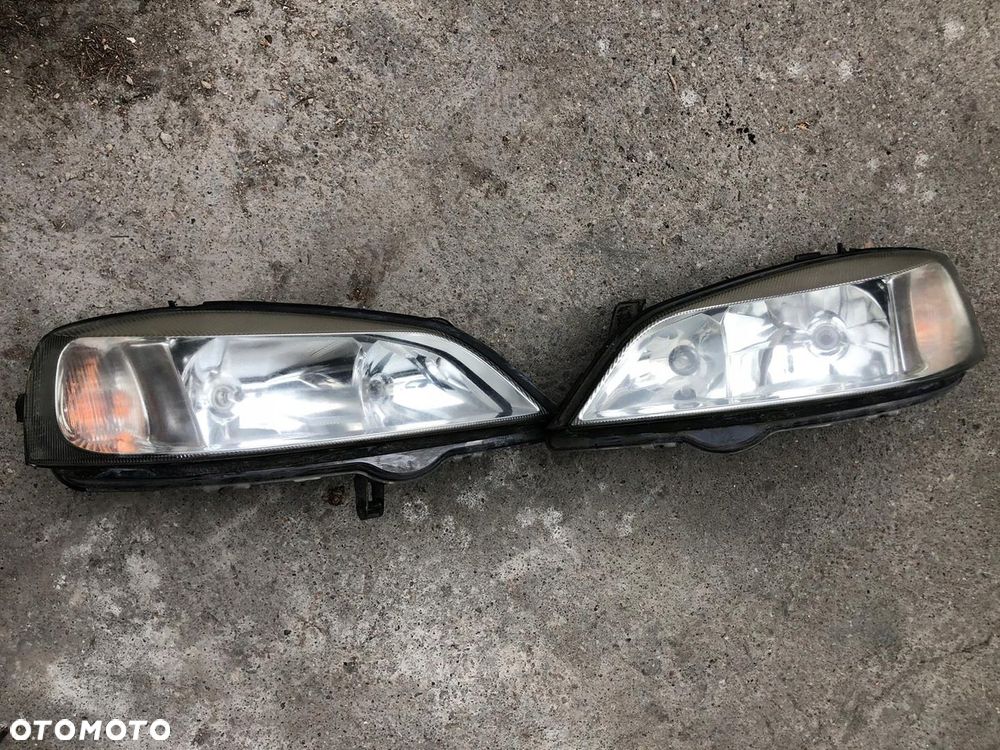 OPEL ASTRA G LAMPA LAMPY PRZÓD LEWA PRAWA ORYGINAL CENA ZA 2 SZTUKI - 1