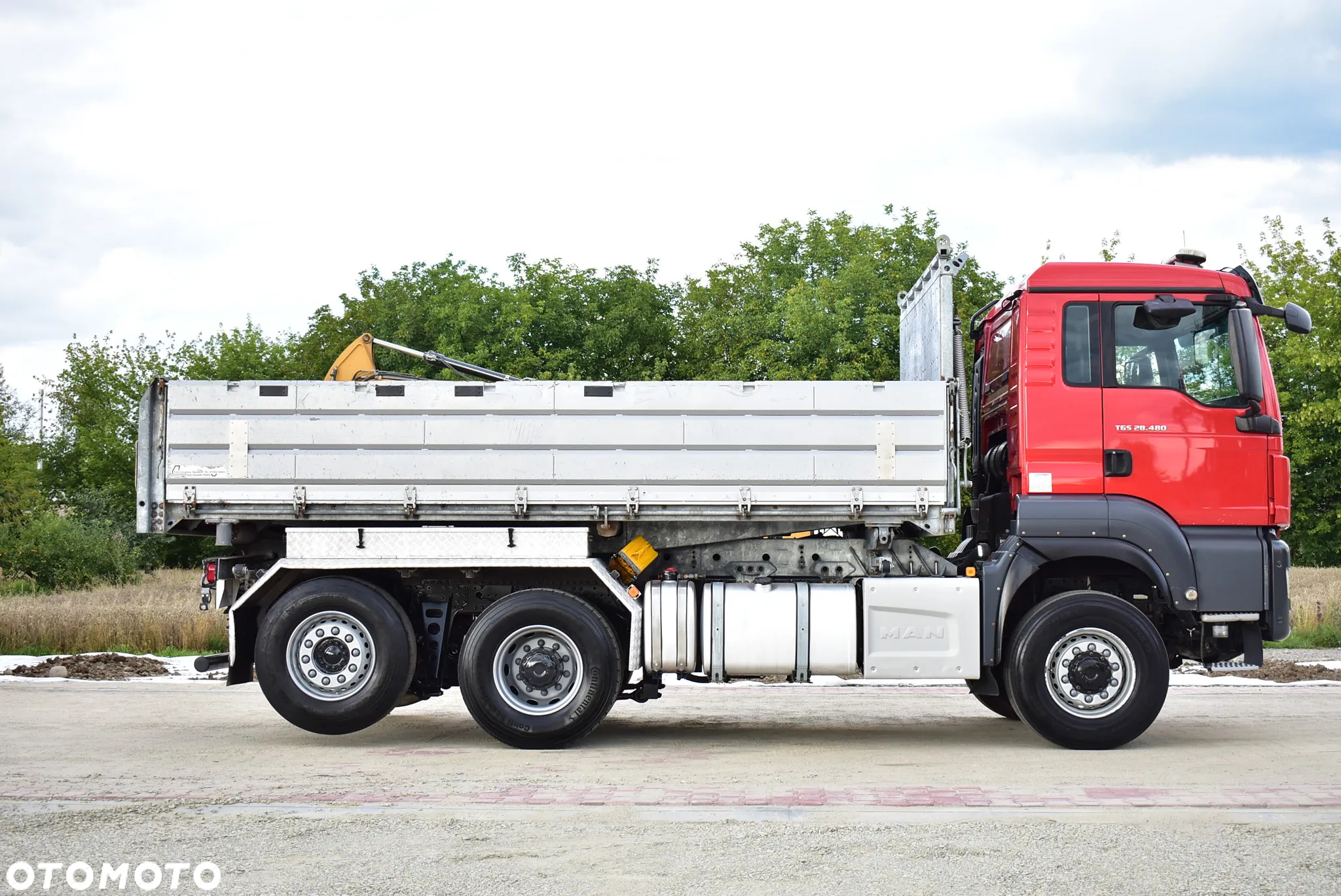 MAN TGS 28.480 6x4-4BL Wywrotka 3-Str. ** Bordmatic **! 65.000 KG Zestaw ! Przedni most/ Reduktor/ 4X4/6X6/ STAN PERFEKCYJNY ! SPROWADZONY Z AUSTRII ! - 10