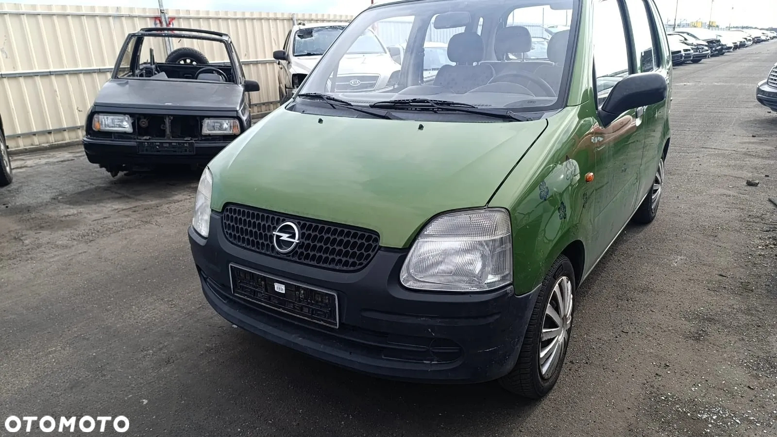 35017 opel agila 1.0 12v 58 km Z10xe na częsci lakier Z395 - 4