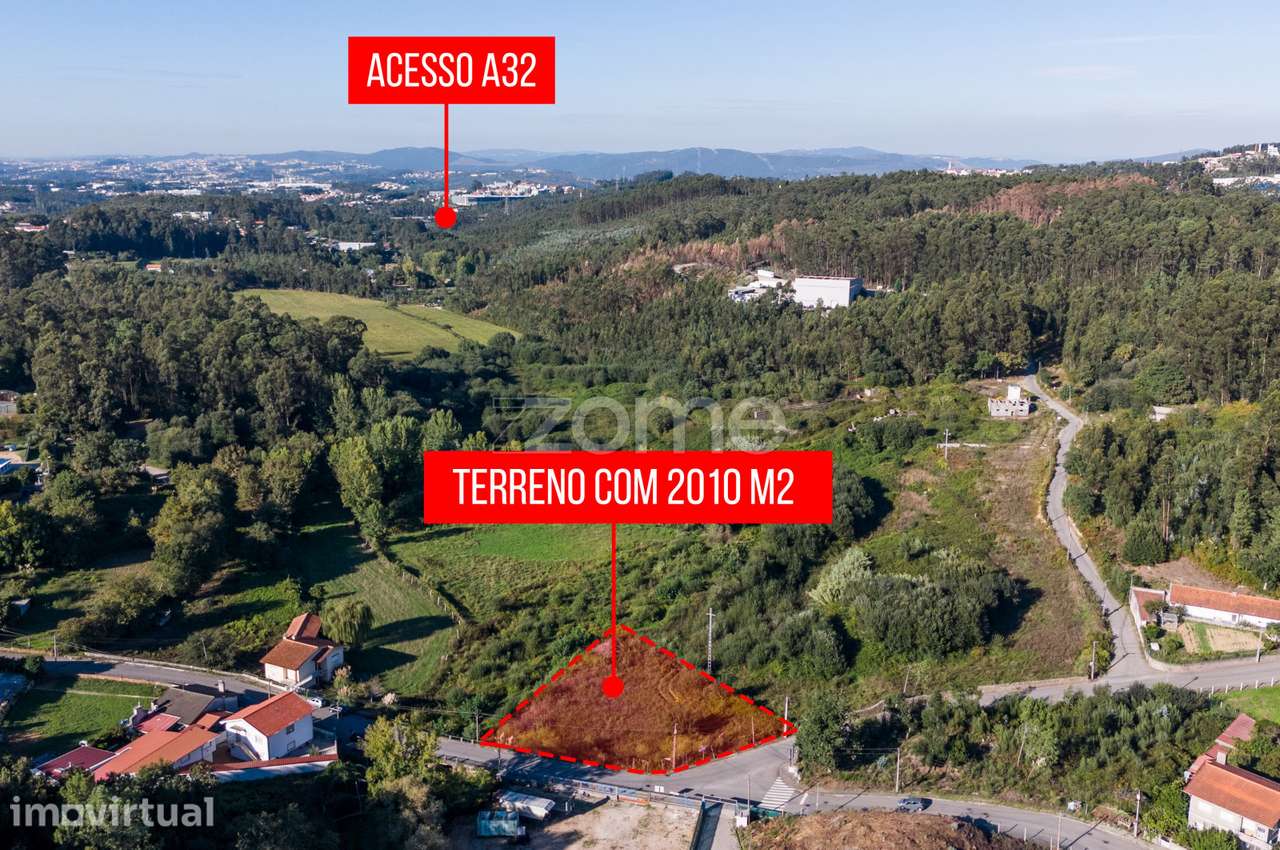 Terreno agro-florestal de gaveto, com 2.010 m² - Olival, V.N. Gaia - Grande imagem: 5/17