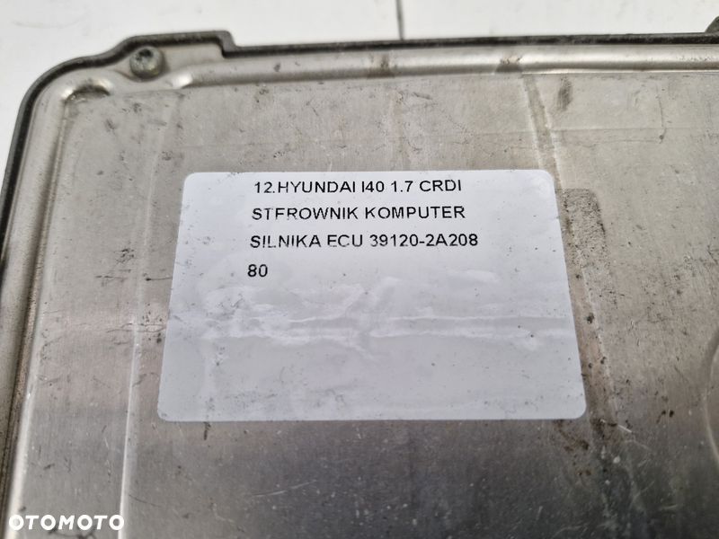 HYUNDAI I40 1.7 CRDI STEROWNIK KOMPUTER SILNIKA ECU 39120-2A208 - 5