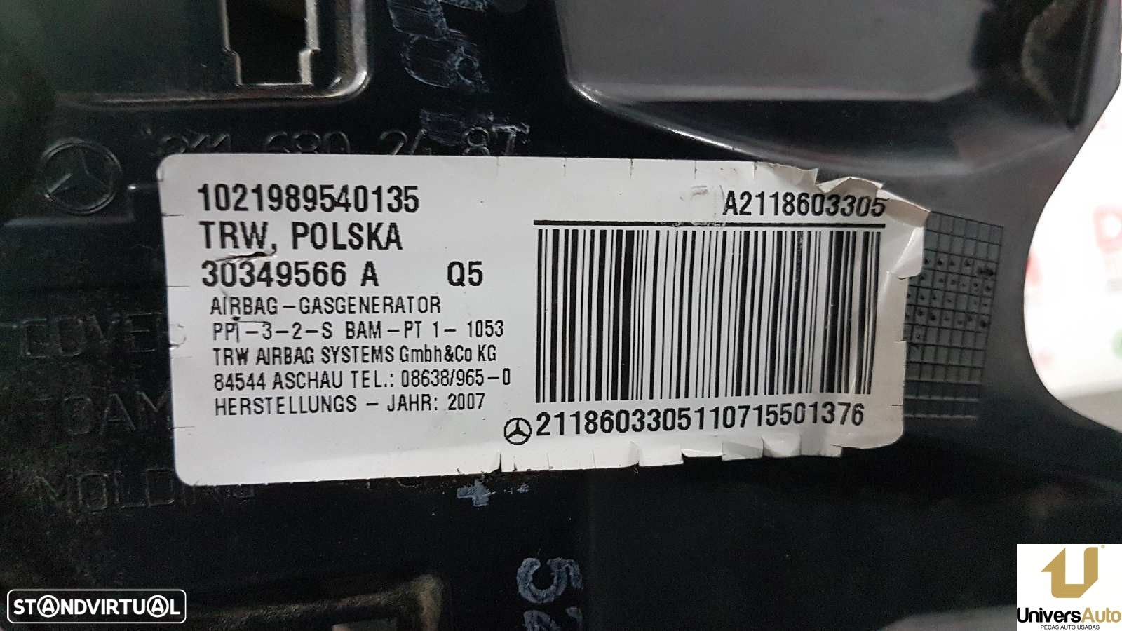PORTA LUVAS MERCEDES CLASE E (W211) BERLINA E 320 CDI (211.022) - 13