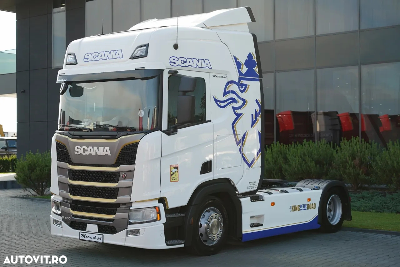 Scania R 450 / MEGA / RETARDER / PLATĂ JOSĂ / CONTRACT DE SERVICE POST-SERVICE - 3