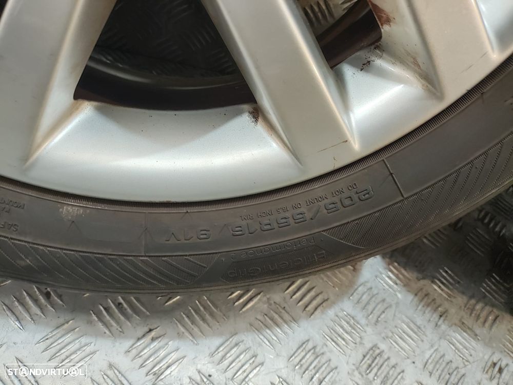 Conjunto de jantes 17 Cleveland Borbet Volkswagen Touran 1T3 2° Facelift 2010 a 2015 6,5J ET50 5x112 Original - 14