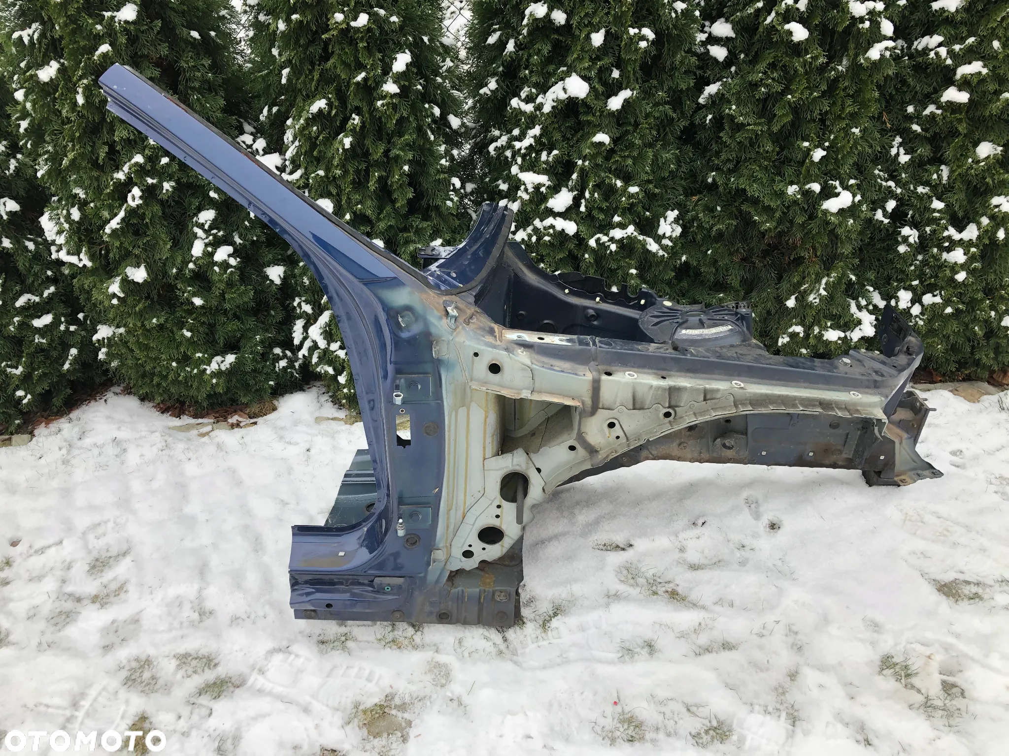 BMW E60 E61 ĆWIARTKA BŁOTNIK PODŁUŻNICA - 35