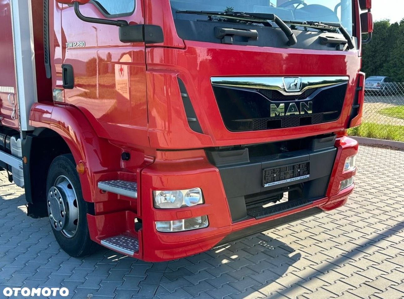 MAN TGM 15.290 / FIRANKA / AUTOMAT / CAŁY NA PODUSZKACH / 21 EUROPALET / 8.5 M DŁUGOŚCI / EURO 6 - 15