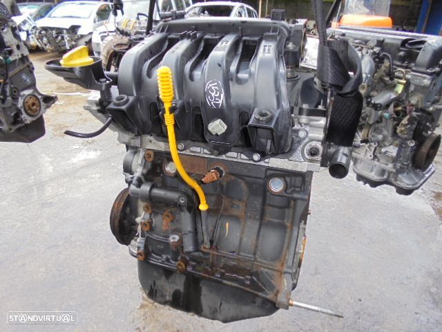Motor D4FF732 D4F732 DACIA LOGAN 2 MCV FASE 1 2013 1.2I 75CV 5P BRANCA - 5